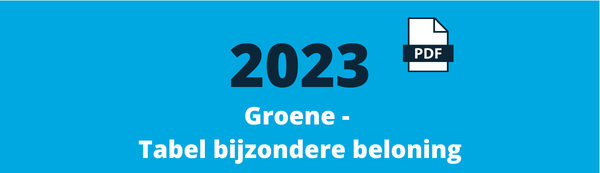 Loonbelasting Fiscalist - Groene - Tabel bijzondere beloning 2023