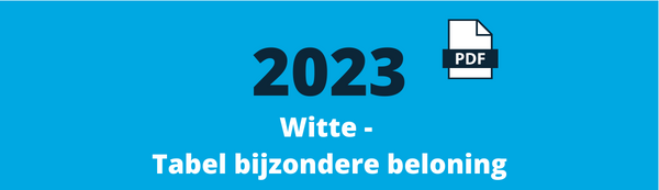 Loonbelasting Fiscalist - Loonbelastingtabellen - Witte - Tabel bijzondere beloning 2023