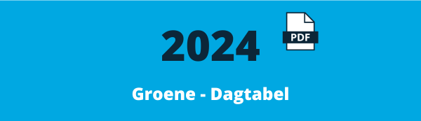 Loonbelasting Fiscalist - Groene - Dagtabel 2024