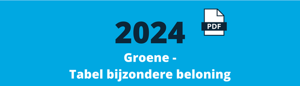Loonbelasting Fiscalist - Groene - Tabel bijzondere beloning 2024