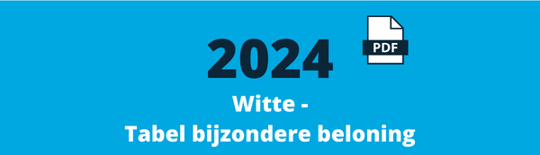 Loonbelasting Fiscalist - Loonbelastingtabellen - Witte - Tabel bijzondere beloning 2024